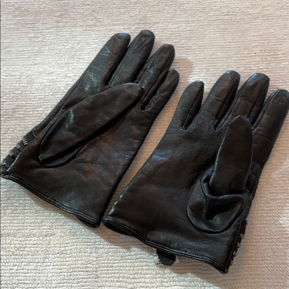 Women’s used Nine West Leather Gloves ❄️ - Picture 6 of 7
